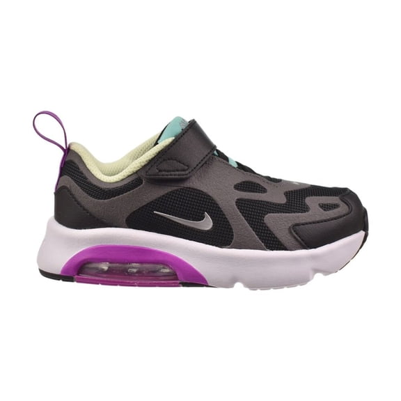 Nike Air Max 200 (TD) Toddlers' Shoes Black/Metallic Silver at5629-004