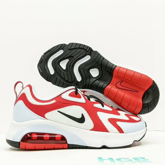 Nike Air Max 200 Women's Red White Black AT6175-103 Adult Sneaker