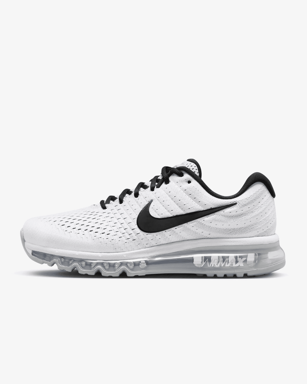 Nike Air Max 2017 849559-100 Men's White Black Low Top