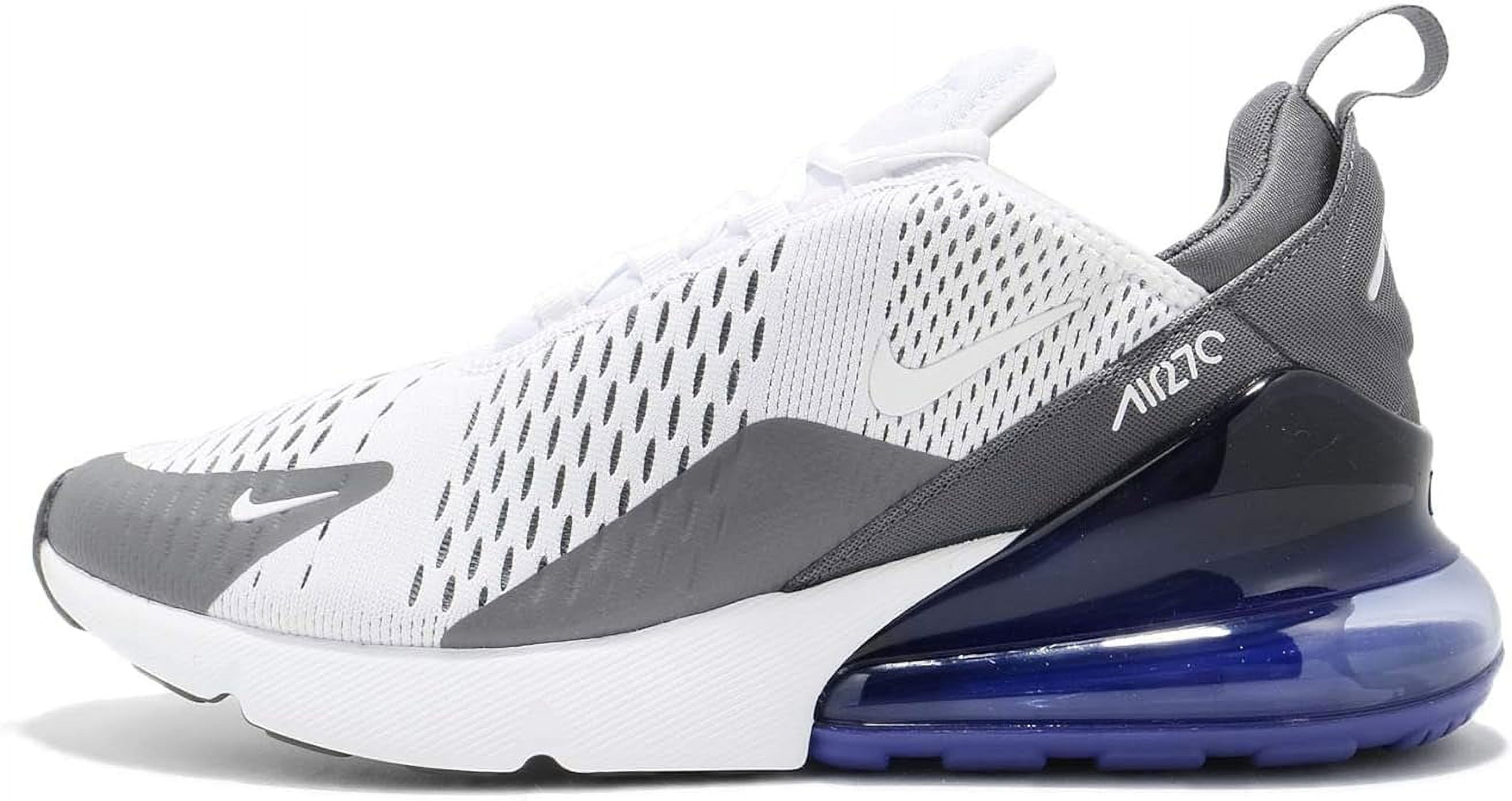 Nike Air Max 270 AH8050-107 Men's White Violet Gray Athletic Running ...