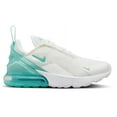 thumbnail image 1 of Nike Air Max 270 Cumbre Blanco Athletic Shoes, Summit White/Emerald Rise (Kid's 11), 1 of 5