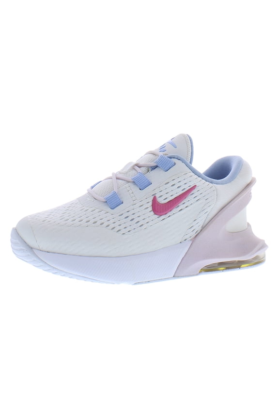 Air Max 270 Go Infant/Toddler Shoes Size 8, Color: Summit White/Cosmic Fuchsia