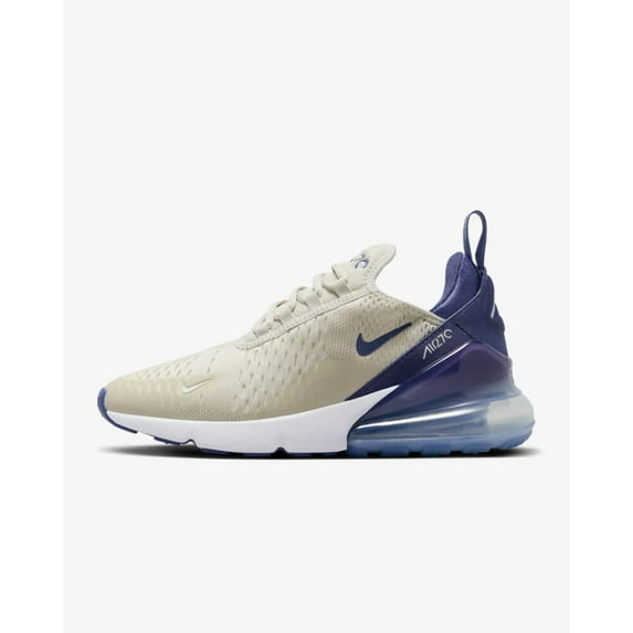 Women's Nike Air Max 270 Light Bone/Diffused Blue-White (FQ8783 072) - 10