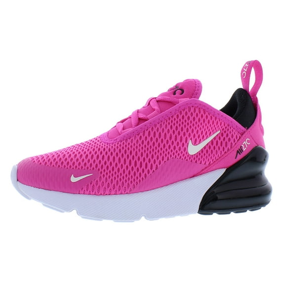 Nike Air Max 270 PS Girls Shoes Size 2.5, Color: Laser Fuchsia/Summit White