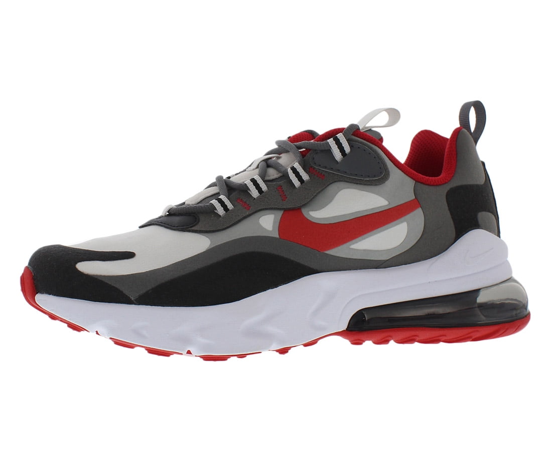 Nike Air Max 270 React Kids Shoes Black/Red/Grey New Zealand