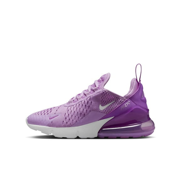 Nike Air Max 270 Rush Fuchsia/White 943345-501 Grade-School Size 5.5Y Medium