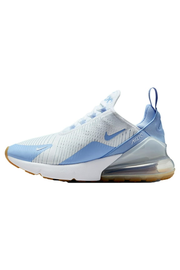 Women's Nike Air Max 270 White/Aluminum-Blue Tint (HJ3222 103) - 8