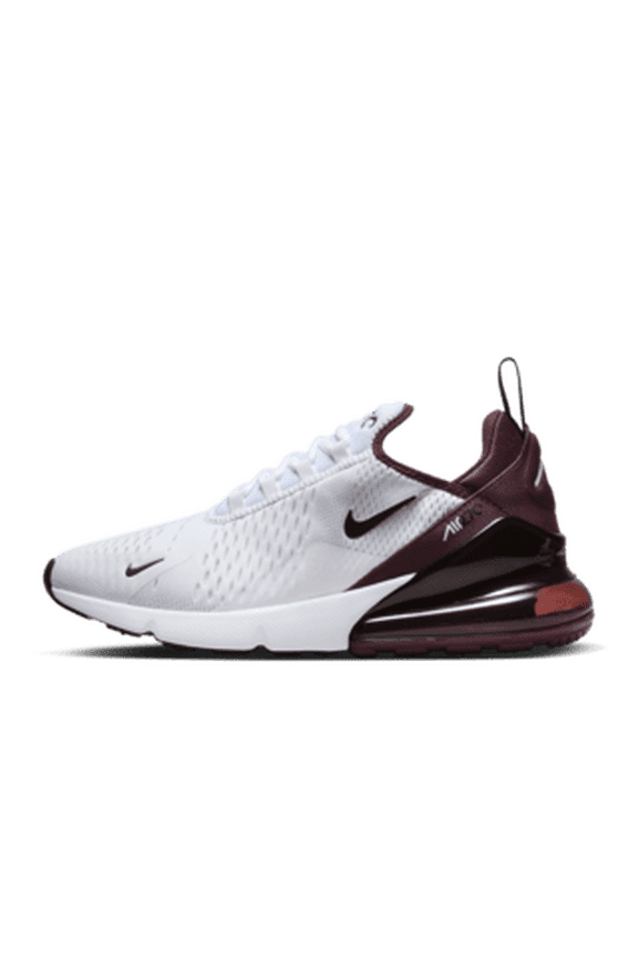 Men's Air Max 270 Shoes, White/Black-White, 12.5