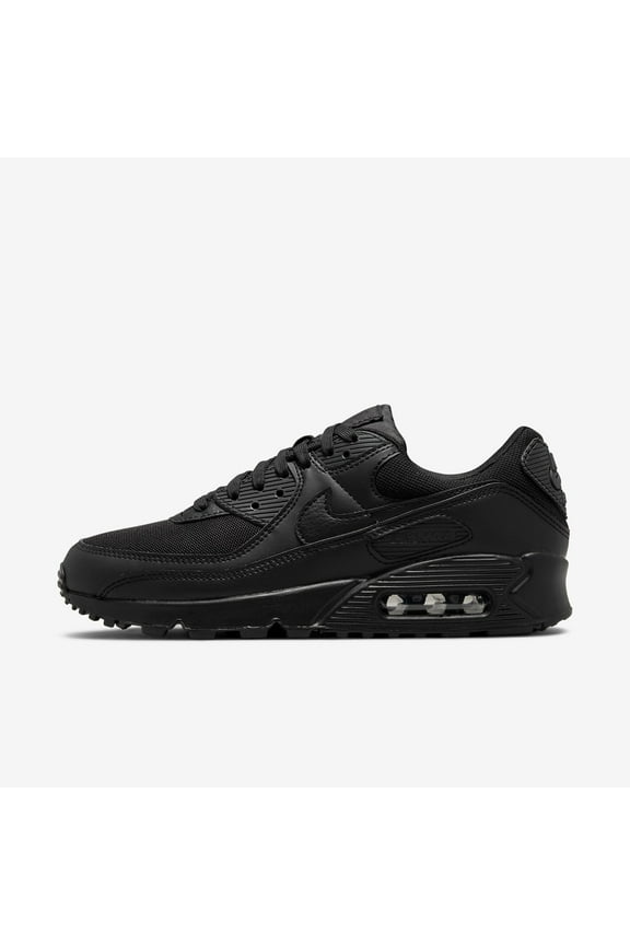 Women's Nike Air Max 90 Black/Black-Black-Black (DH8010 001) - 11