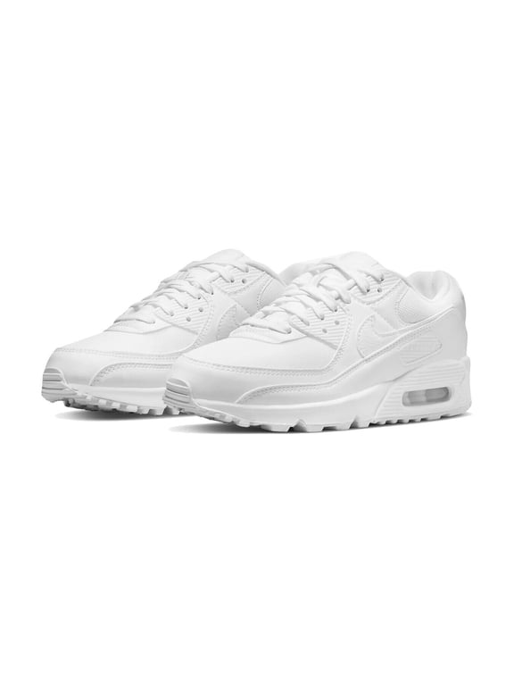 Air Max 90 DH8010-100 Women's Triple White Athletic Running Shoes 9.5 LB55