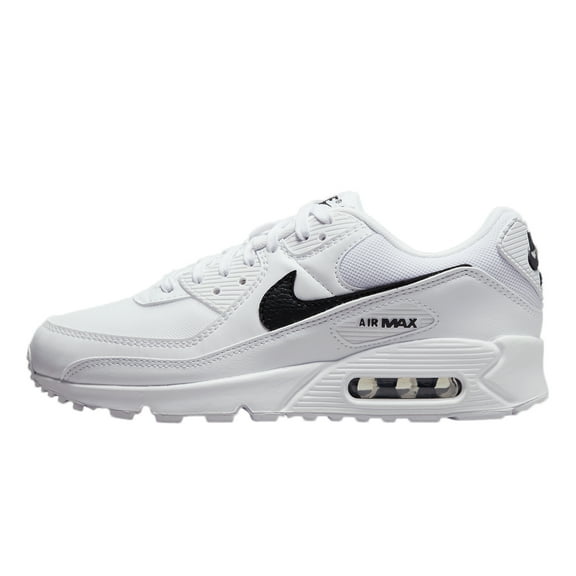 Women's Nike Air Max 90 White/Black-White (DH8010 101) - 8