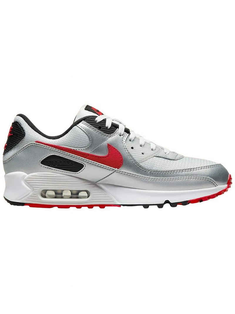 Nike Silver and Red Low-Top Athletic Sneakers Nike Initiator Shoes Running Lace Up 394055-001 Silver Gray  main image 4