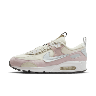 Nike Air Max 90 Futura Women's Shoes Color: Pale Ivory/Platinum Violet/Sea Glass/Phantom Size: 7