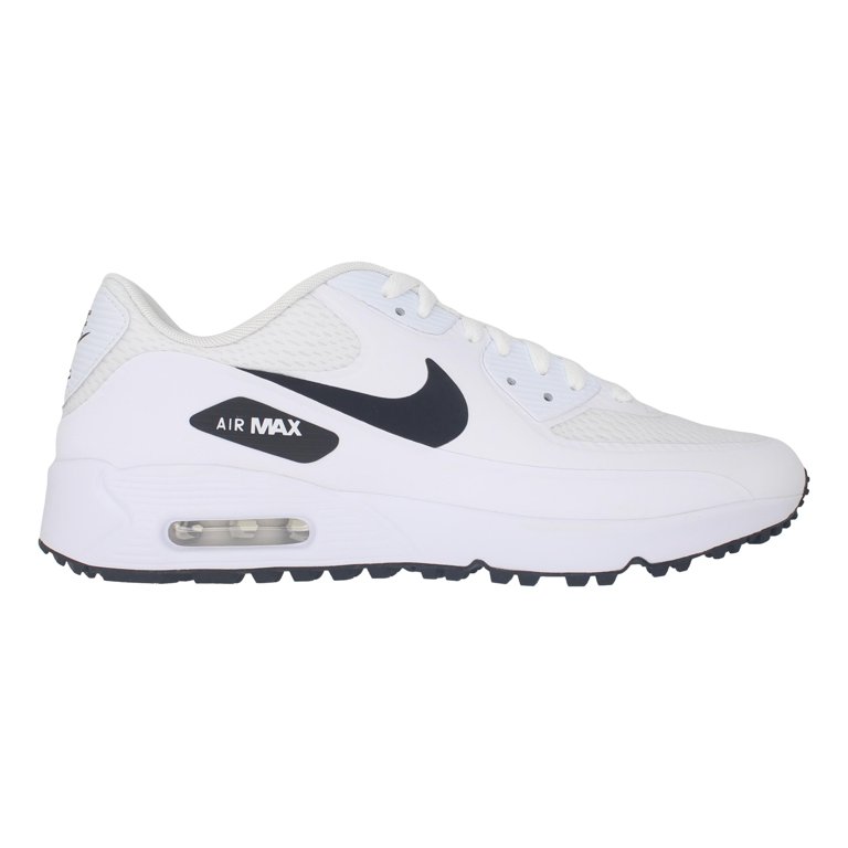 Nike Air Max Men’s White and Black Athletic Golf Shoes Nike Air Max 90 G Golf White Black Golf Shoes CU9978-101  main image 3