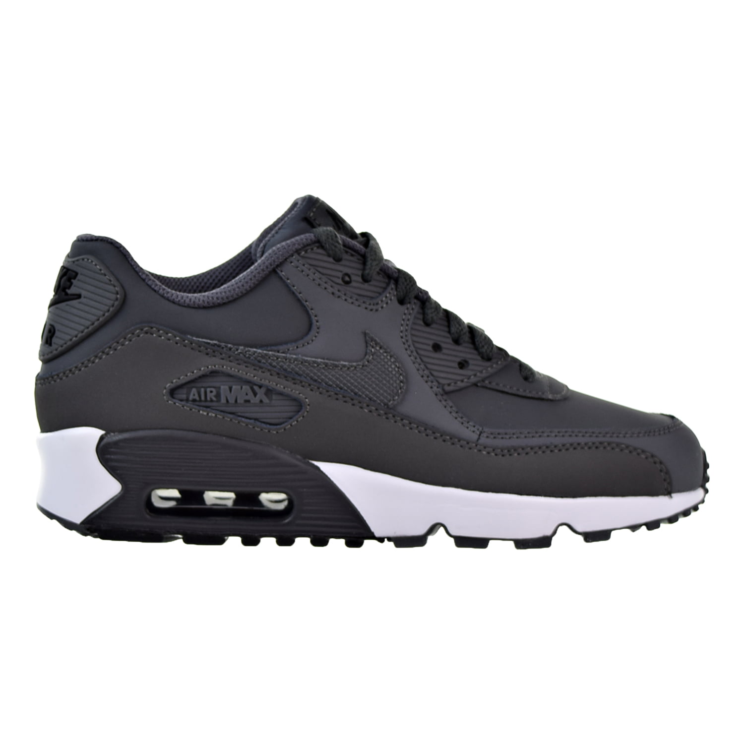 Nike Air Max 90 LTR Big Kid's Shoes Dark Grey/Dark Grey/Black