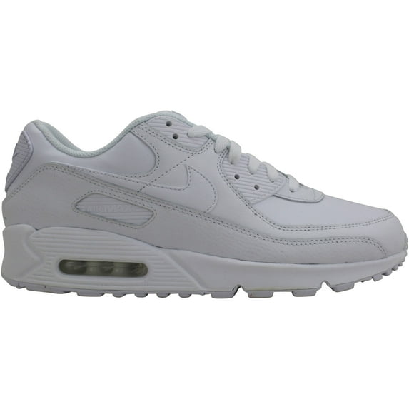 Nike Air Max 90 LTR CZ5594-100 Men's White Leather Low Top Running Shoes NX62 (10.5)