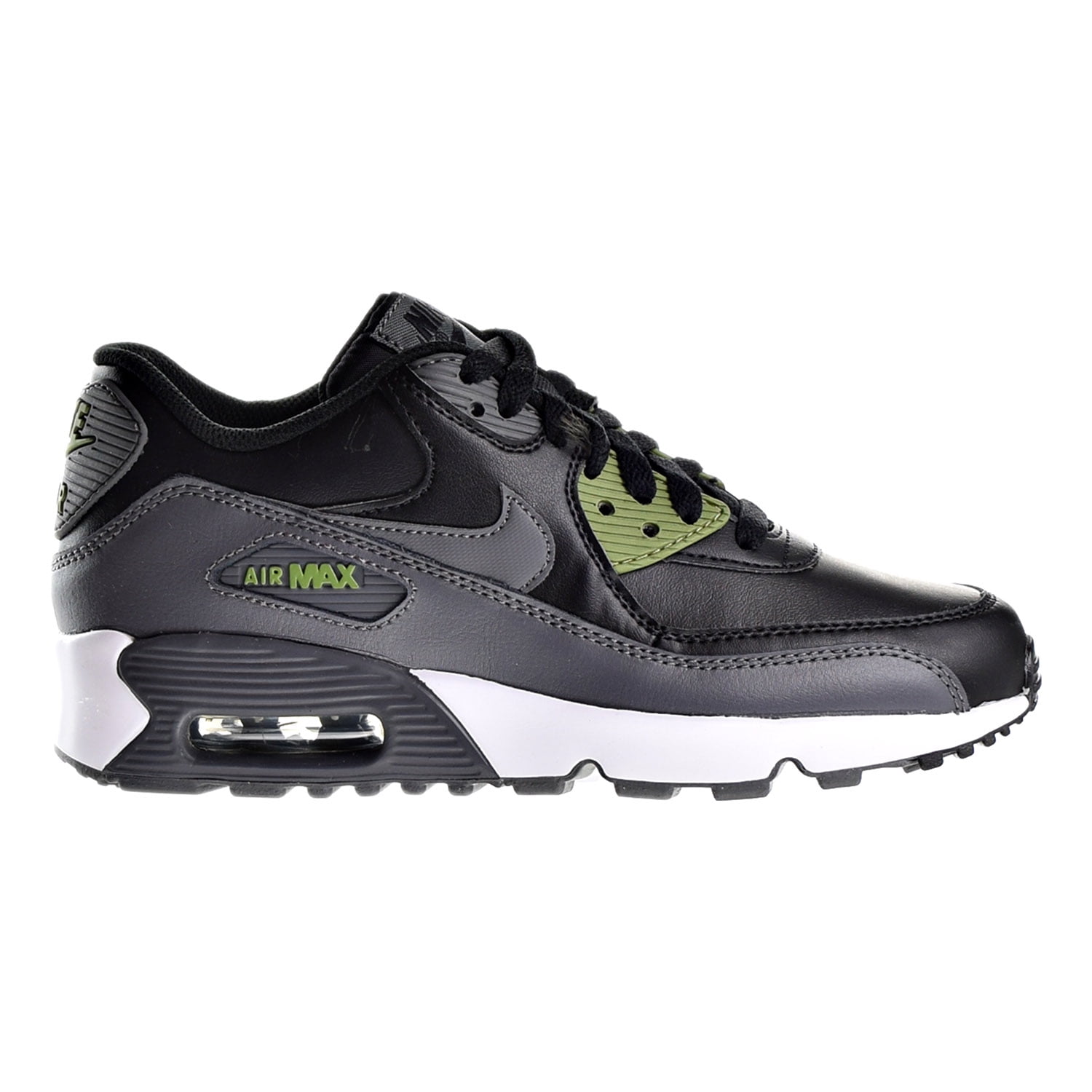 Nike 833412-023: Big Kids' Air Max 90 Leather Shoes Dark