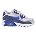 thumbnail image 1 of Nike Air Max 90 Little Kids Running Shoes Thunder Blue/Blue Nebula 833414-407, 1 of 6