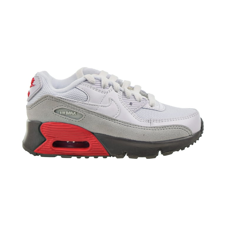 Nike Air Max 90 PS Little Kids' Shoes, White/Light Silver/Flat