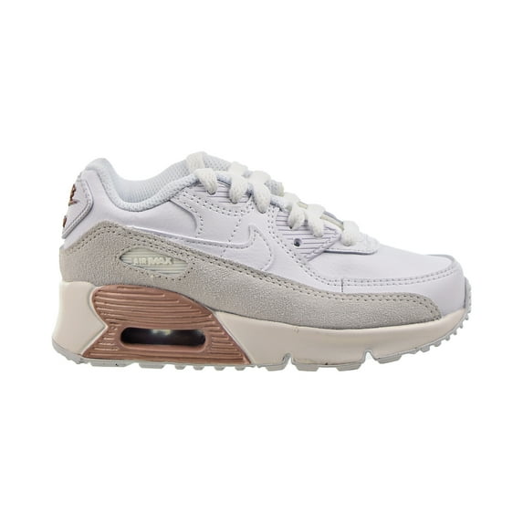 Nike Air Max 90 (PS) Little Kids' Shoes White-Summit White-Metallic Red Bronze cd6867-117