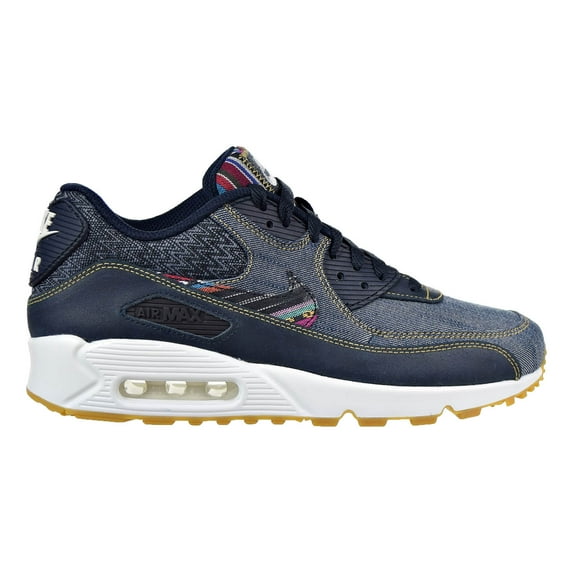 Nike Air Max 90 Premium Men's Shoe Dark Obsidian/Summit White/Gum Light Brown 700155-402