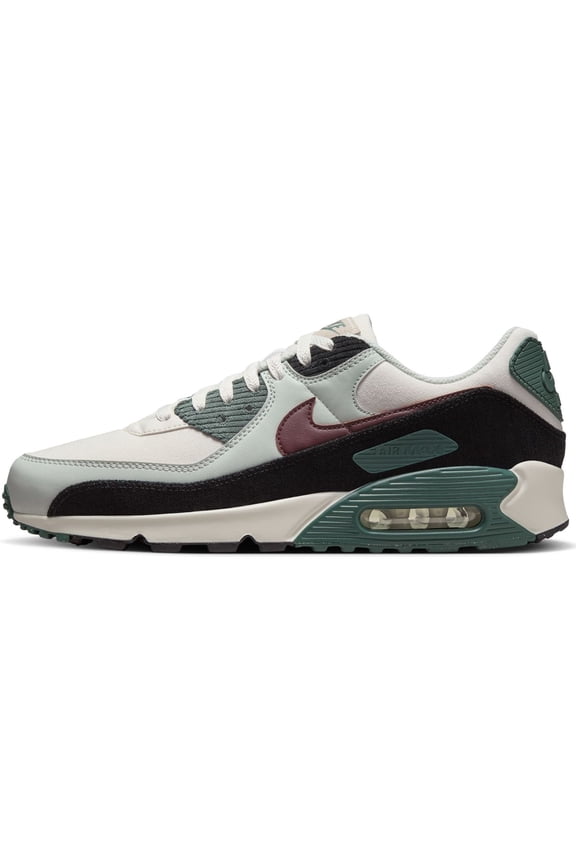Men's Nike Air Max 90 PRM Phantom/Burgundy Crush (FV6059 001) - 8