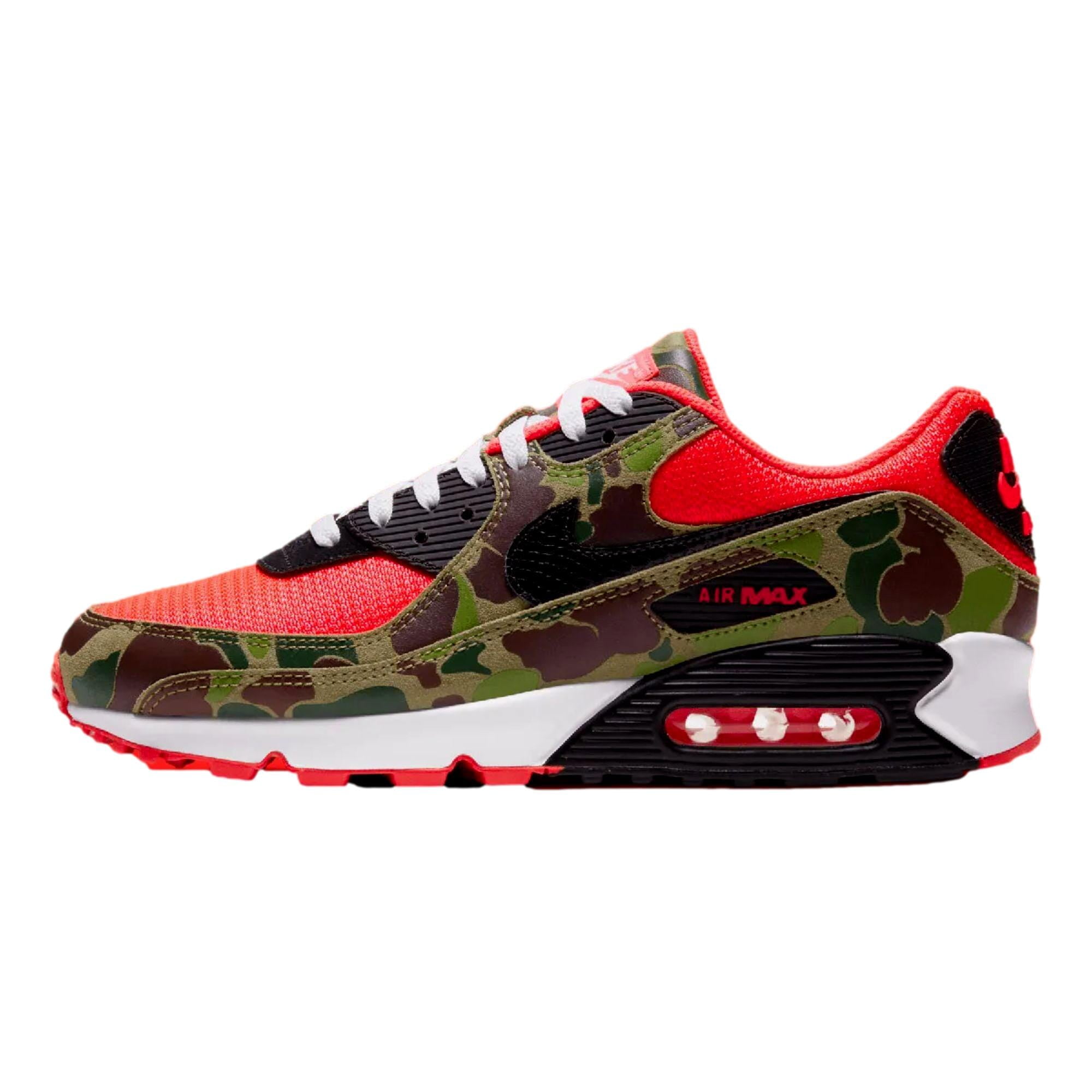 Nike Air Max 90 SP Infrared Black Reverse Duck Men\'s Sizes  CW6024-600 CW6024-600 atmos Nike Air Max 90 Reverse Duck Camo Infrared  main image 3
