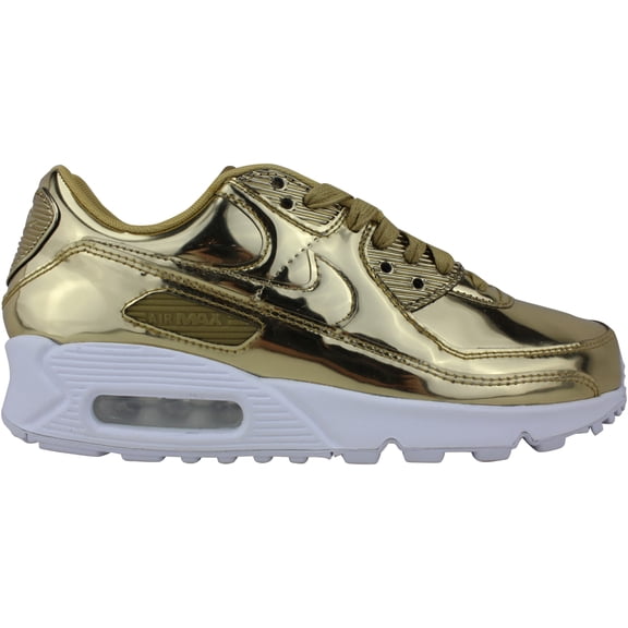 Women's Nike Air Max 90 SP Metallic Gold/Metallic Gold (CQ6639 700) - 7.5