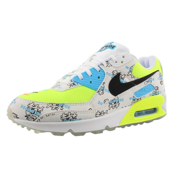 Nike Air Max 90 Se Unisex Shoes Size 9, Color: White/Black/Volt