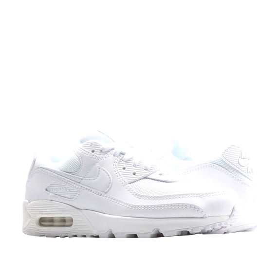Nike Air Max 90 Triple White/White-Wolf Grey Men's Running Shoes CN8490-100