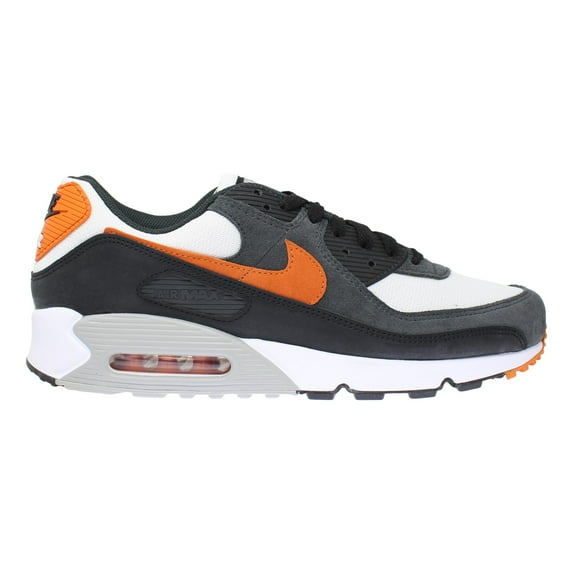 Men's Nike Air Max 90 White/Starfish-Black (DM0029 101) - 10.5
