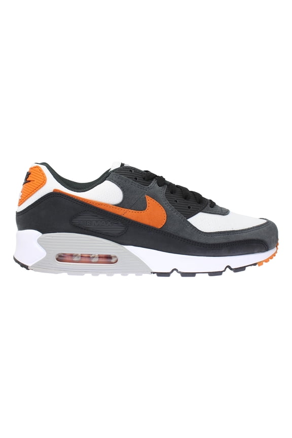 Men's Nike Air Max 90 White/Starfish-Black (DM0029 101) - 9