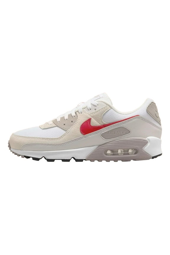 Men's Nike Air Max 90 White/University Red (DM0029 113) - 8.5