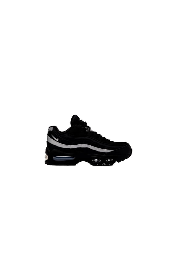 Air Max 95 BB Leather Black / Metallic Silver - Black  II4130-013 Grade-School Size 4