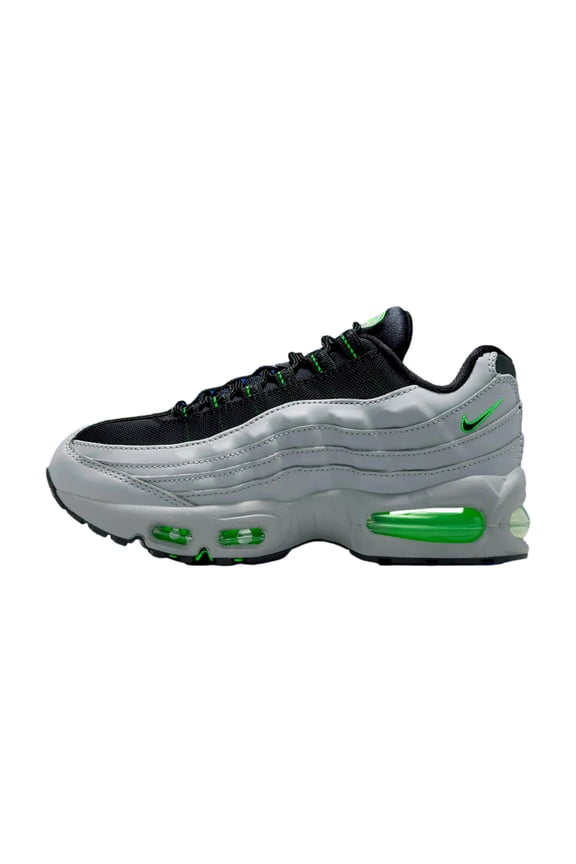 Air Max 95 BB Leather Light Smoke Grey / Black  II4130-012 Grade-School Size 6