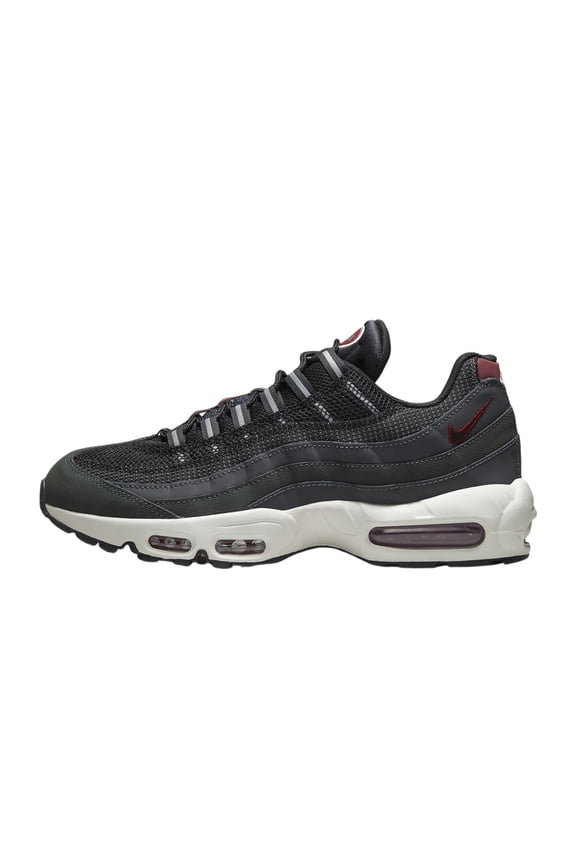 Air Max 95 DQ3982-001 Men's Anthracite/Team Red/White Running Shoes ER529 (8.5)