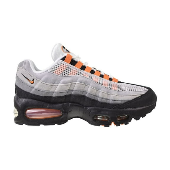 Nike Air Max 95 (GS) Big Kids' Shoes Black/Bright Mandarin hf7054-006