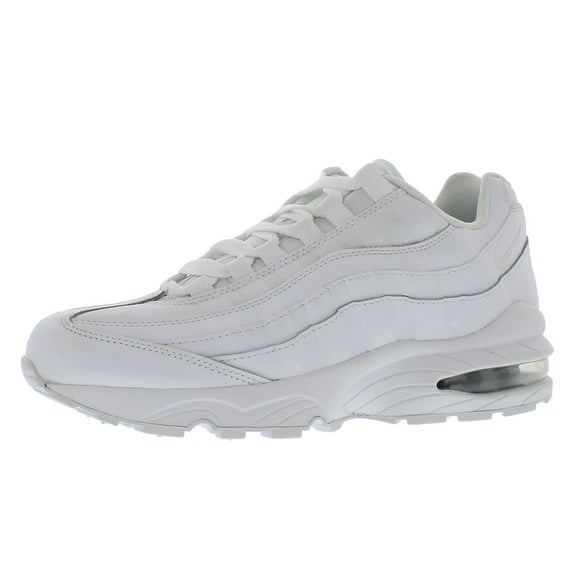 Nike Air Max '95 GS Boys Shoes Size 4, Color: White/White