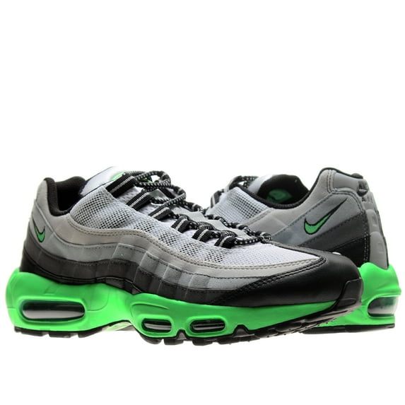 Nike Air Max '95 Men's Shoes Black/Passion Green-Dark Grey-Silver 609048-053 (11 D(M) US)