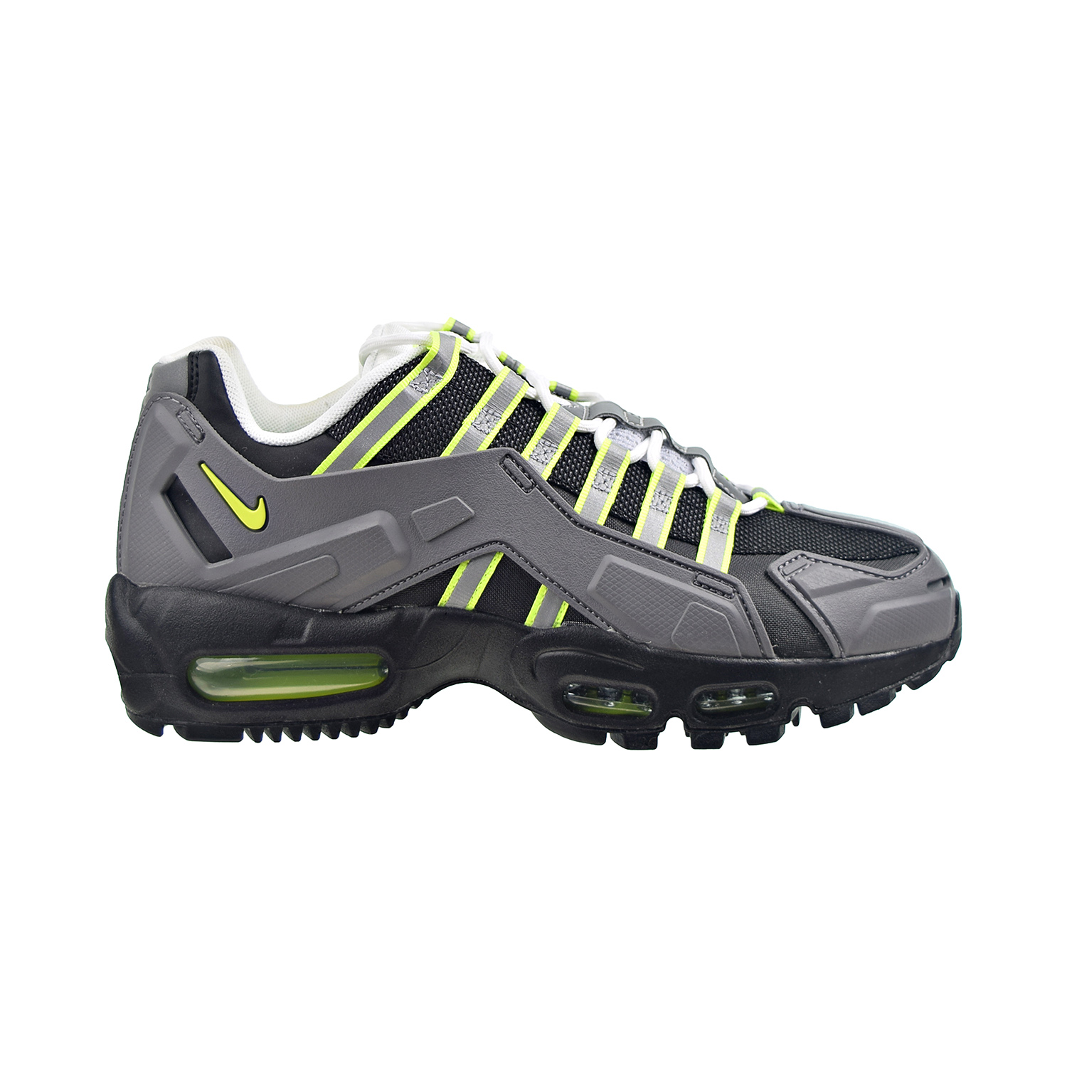 Nike Air Max 95 NDSTRKT AM 95 Men's Shoes Black-Neon Yellow-Medium Grey cz3591-002 - image 1 of 6