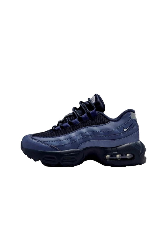 Air Max 95 Recraft Leather Sanded Purple / Wolf Grey HQ6364-500 Pre-School Size 2