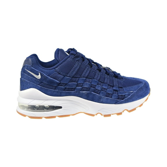 Nike Air Max 95 Woven (GS) Big Kids' Shoes Blue Void/Wolf Grey bv1293-400