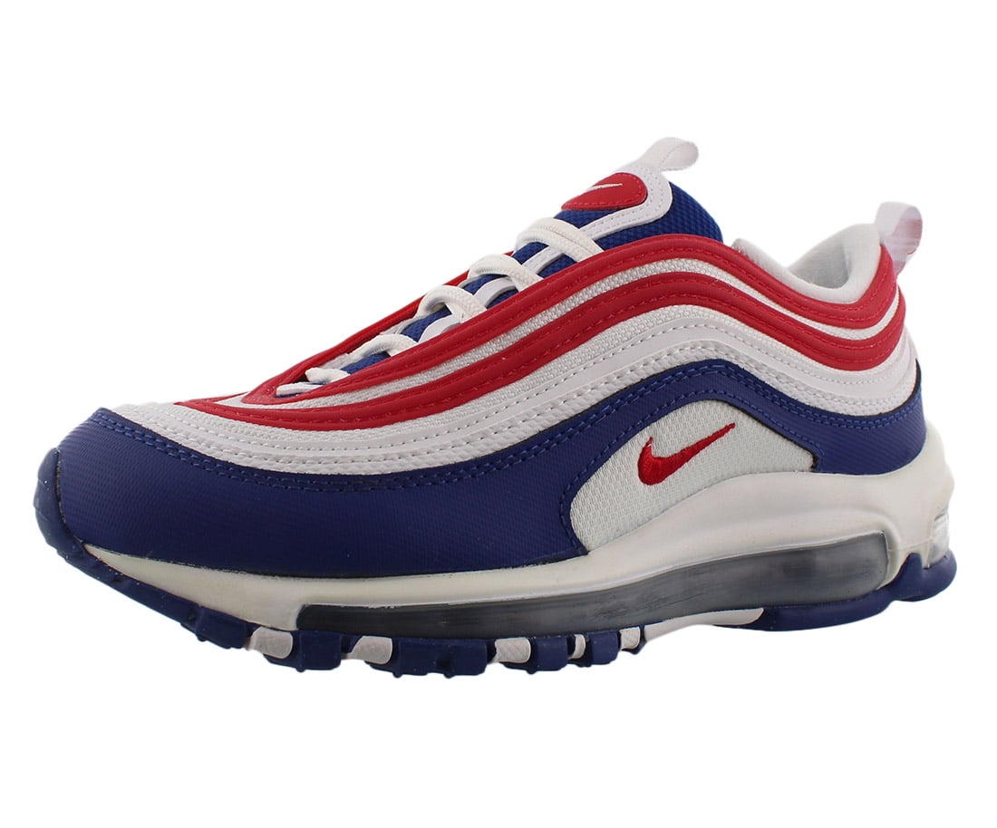 Nike Boys Air Max 97 Shoes Red/White/Blue Size 04.5