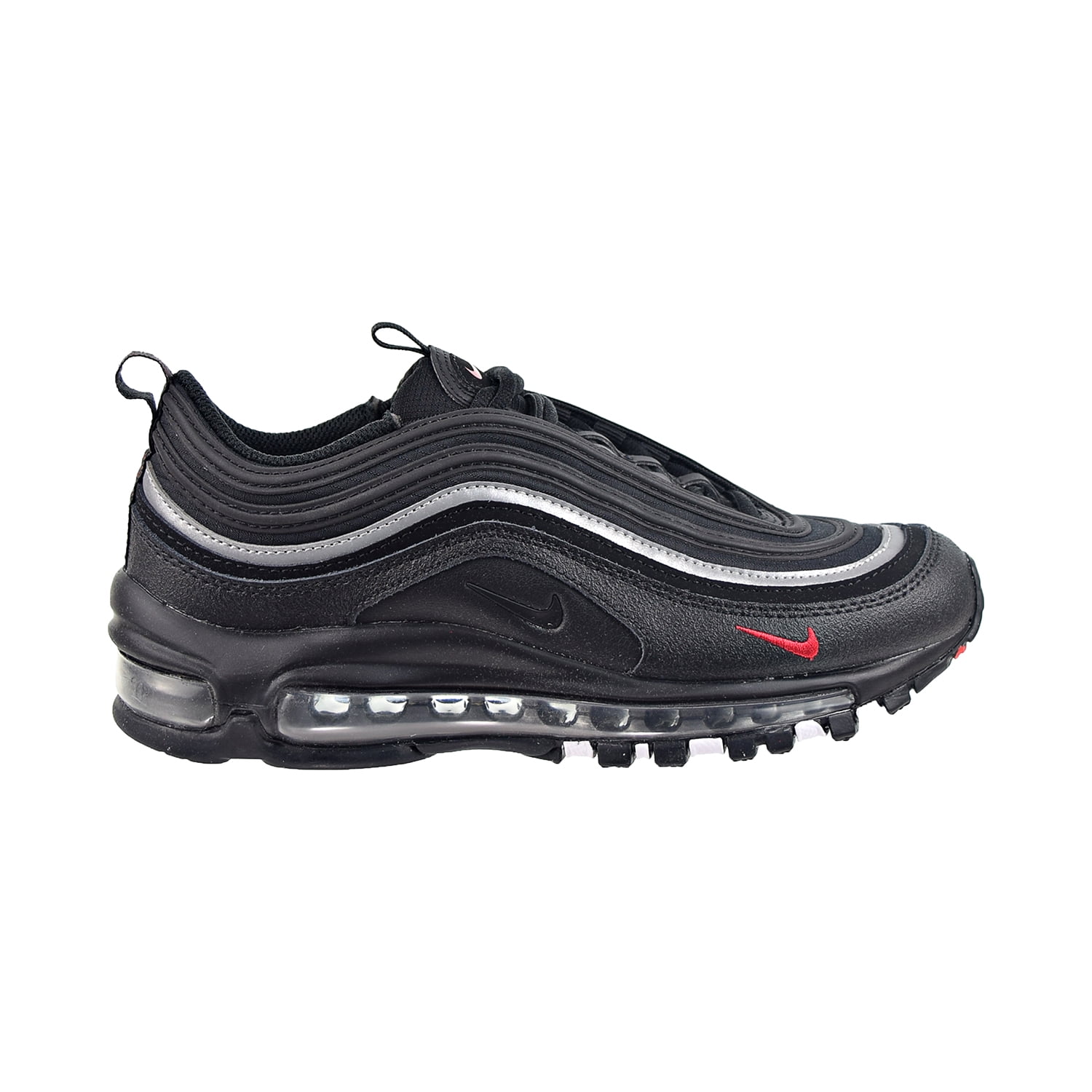 Nike Air Max 97 (GS) Big Kids' Shoes Black/Black-Sport Red