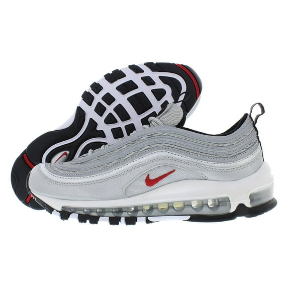 Nike Air Max 97 GS Boys Shoes Size 6.5, Color: Silver/Red
