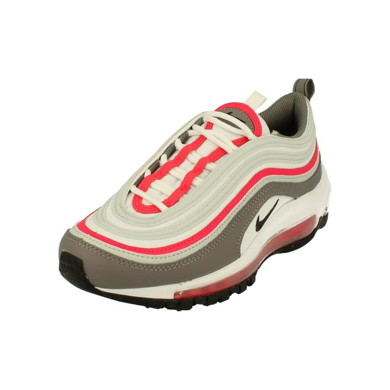 Nike Air Max 97 Girls Shoes Size 4.5 Color White Grey Red