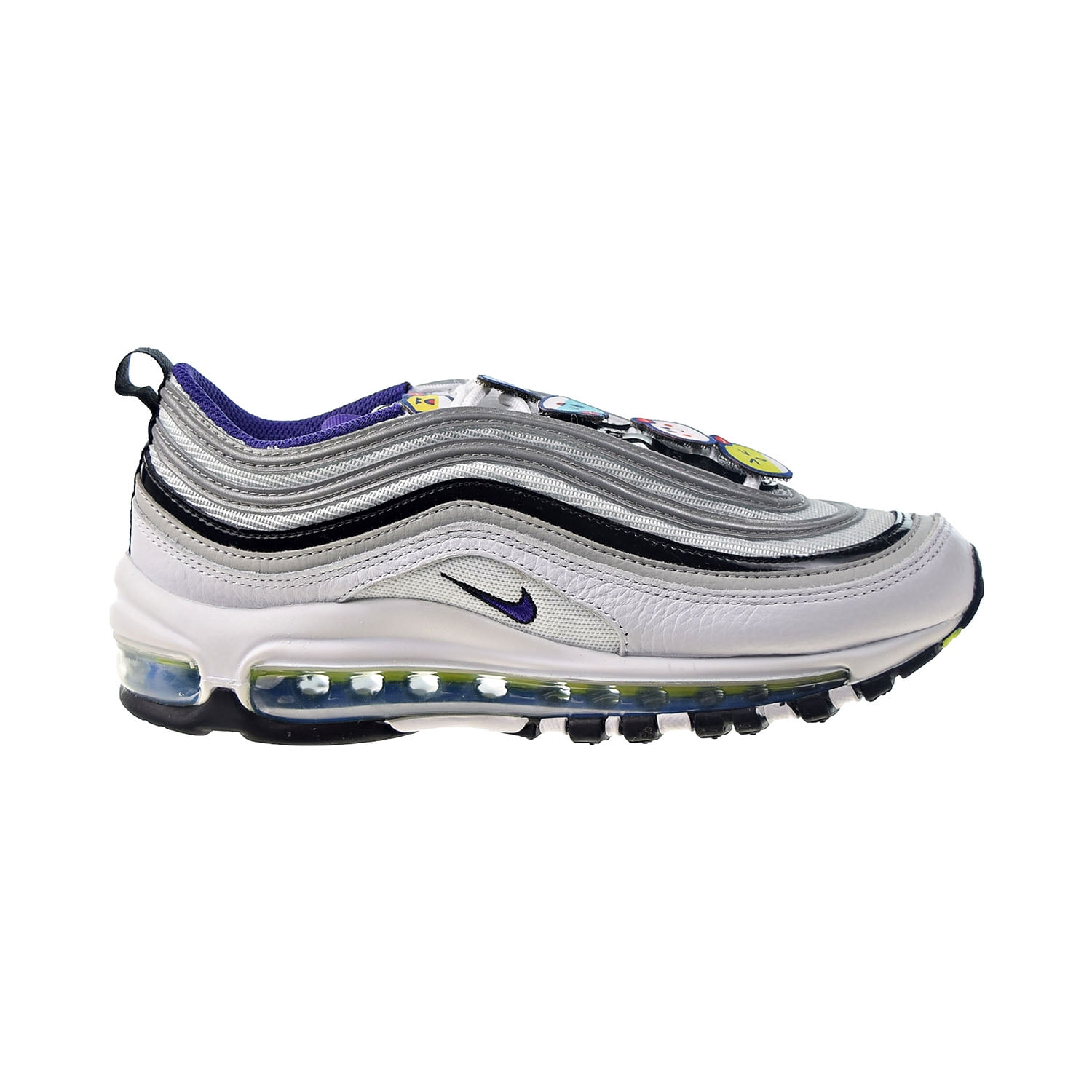 Nike Air Max 97 Zapatos de Hombre Blanco/Corte Púrpura/Negro