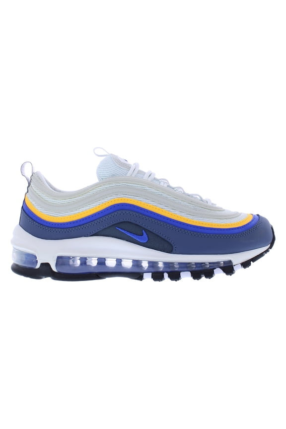 Air Max 97 GS Girls Shoes Size 4, Color: Summit White/Racer Blue