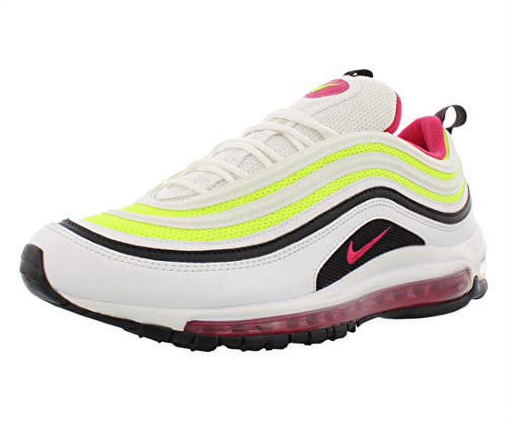 Air max top 97 white/black/volt/rush pink