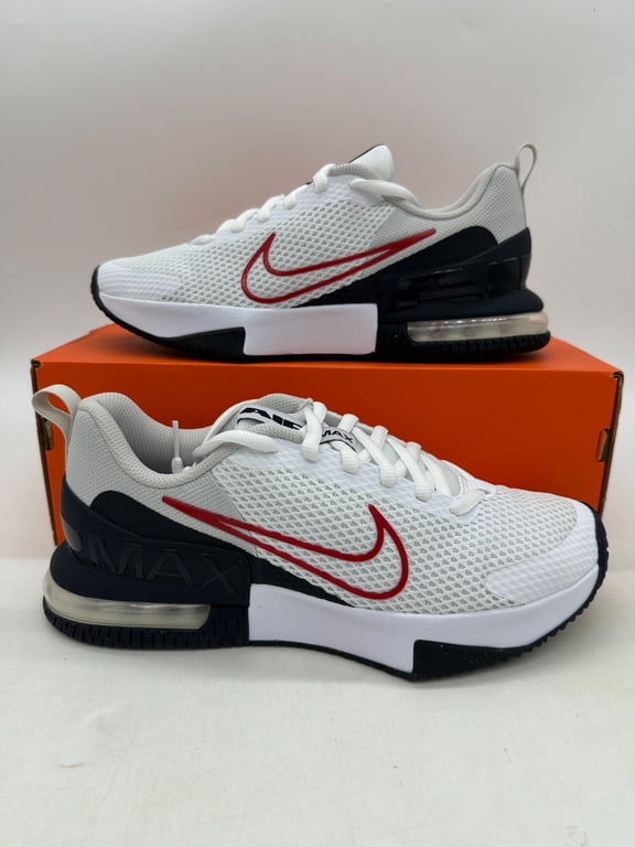 Air Max Alpha Trainer 6 Men's 8.5 White Black Athletic Shoes FQ1833 111